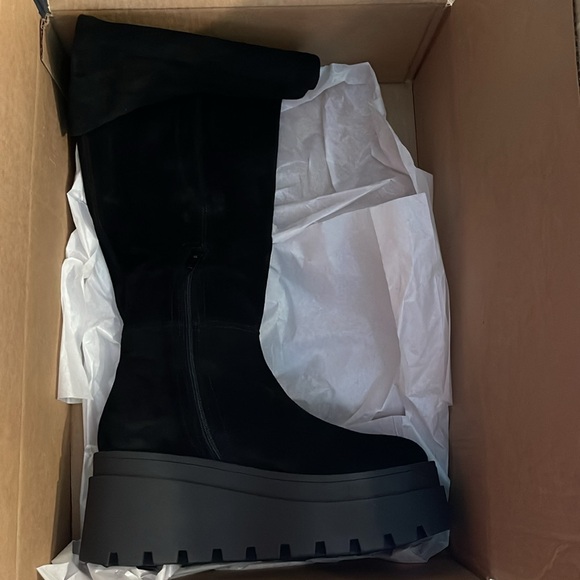 Free People London Calling Wedge OTK - Size 41 (10) - Picture 15 of 16